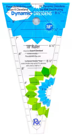 Dynamic Dresden 18 Degree RULER from RNK