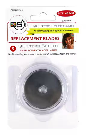 Quilter's Select - Select 45mm Rotary Blade Replacements (5 pk)