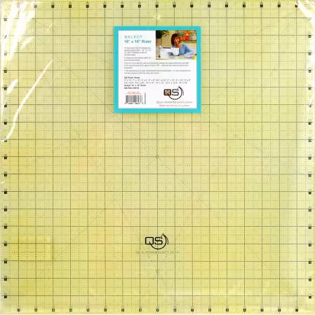 Quilter's Select 18" x 18" Non-Slip Ruler