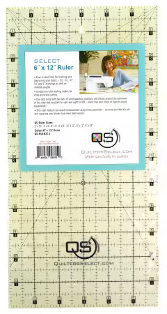Quilter's Select 6" x 12" Non-Slip Ruler