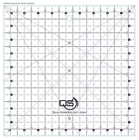 Quilter's Select 9.5" x 9.5" Non-Slip Ruler