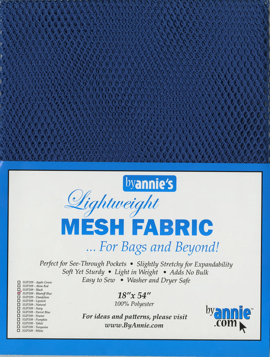Blastoff Blue ByAnnie 18"x54" Lite Weight MESH