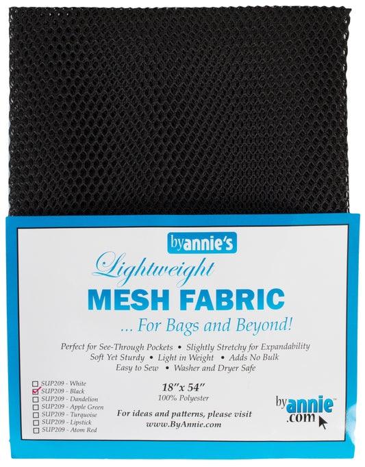 Black ByAnnie 18"x54" Lite Weight MESH