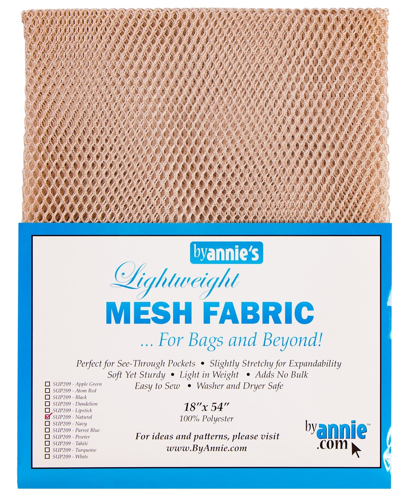 Natural ByAnnie 18"x54" Lite Weight MESH