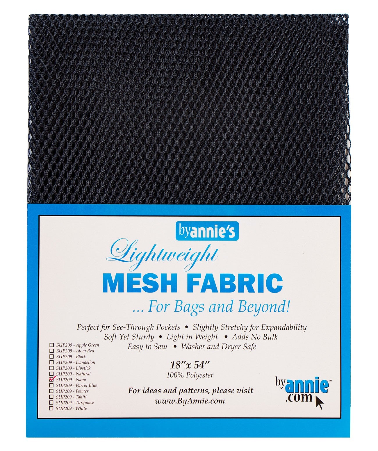 Navy ByAnnie 18"x54" Lite Weight MESH