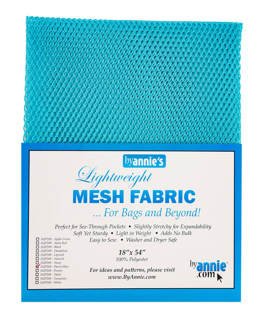Parrot Blue ByAnnie 18"x54" Lite Weight MESH