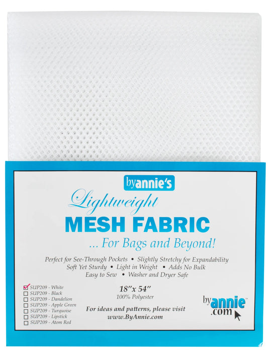 White ByAnnie 18"x54" Lite Weight MESH
