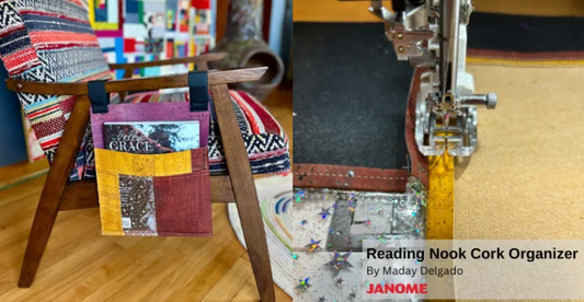Janome CLUB Class - Reading Nook Organizer