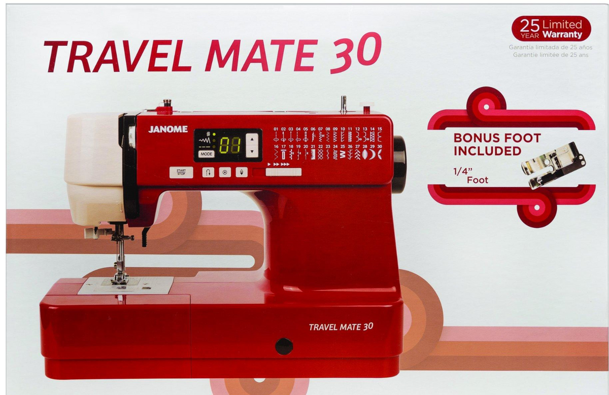 Janome Travel Mate 30 (TM30) Computerized Sewing Machine