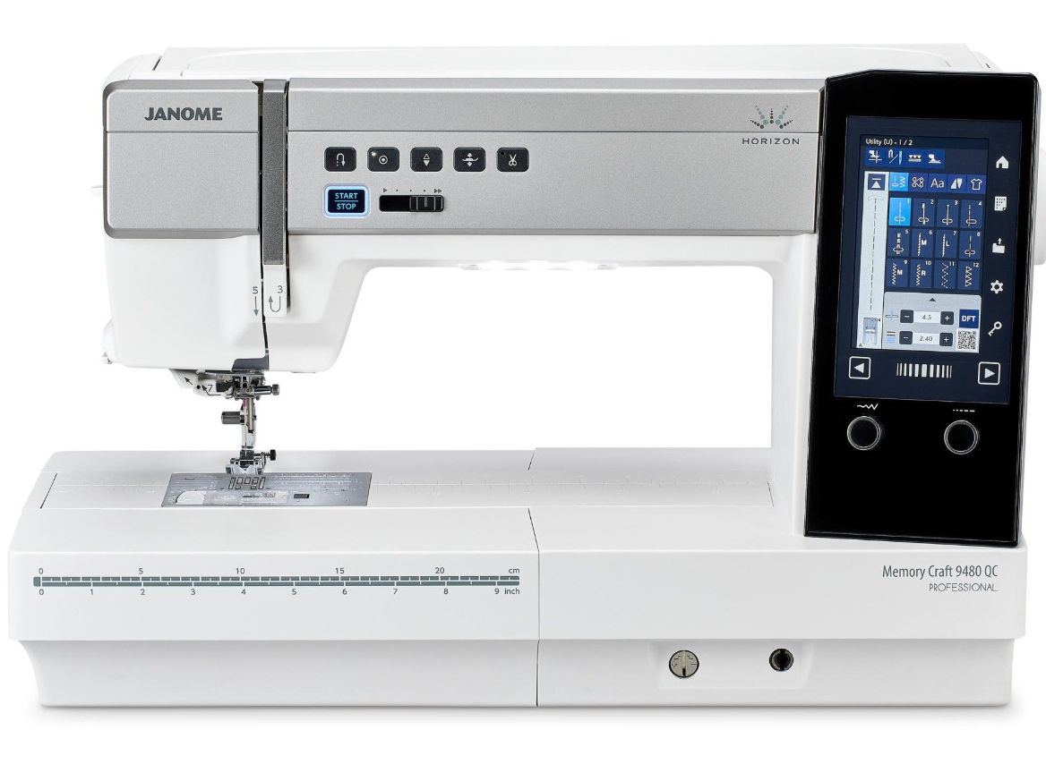 Janome Horizon Memory Craft 9480QCP Professional Sewing & Quilting Machine