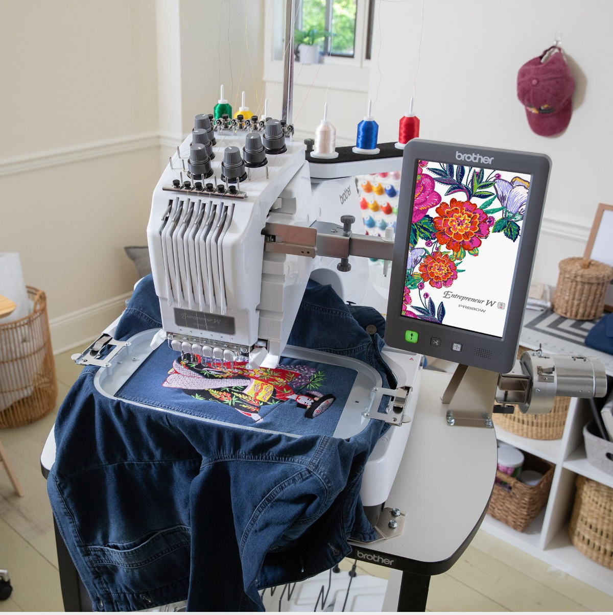 Brother Entrepreneur 6-Plus PR680W Six-Needle Embroidery Machine