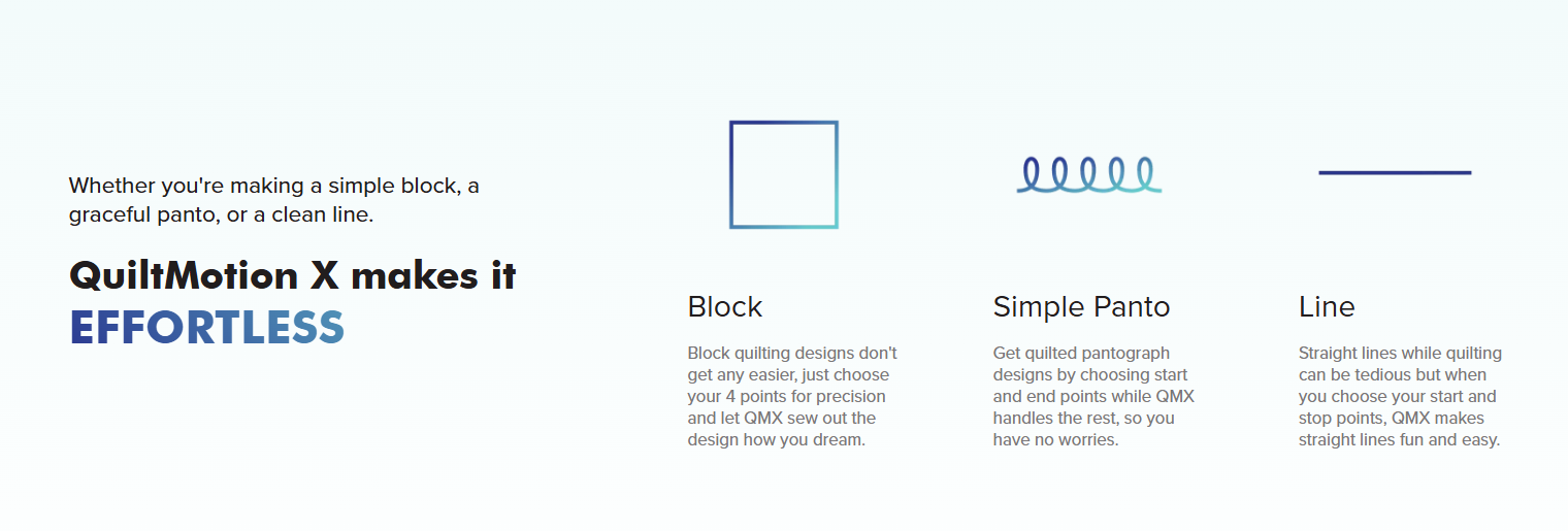 QuiltMotion X Foundations for Domestics from Grace Frame - Automation for your Domestic Sewing Machines or Little Rebel