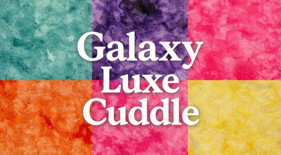 33 Colors of GALAXY Luxe Cuddle 60 inch Wide Minky From Shannon Fabrics - 10 MM Pile