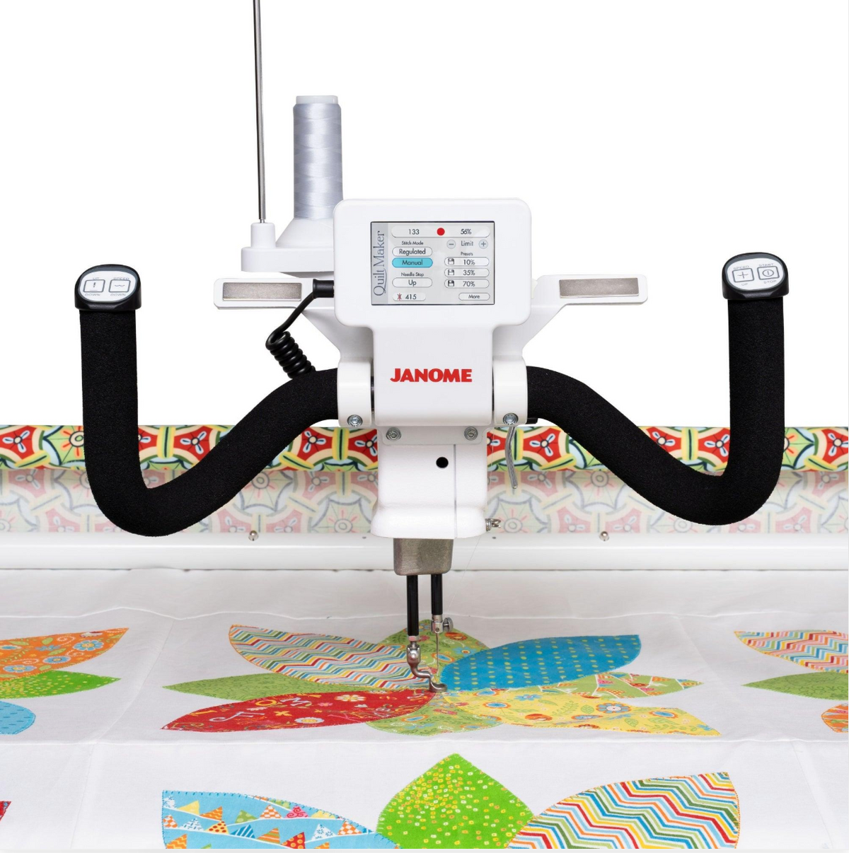 Janome Quilt Maker 18 Longarm Quilting Machine with 8-Foot Frame