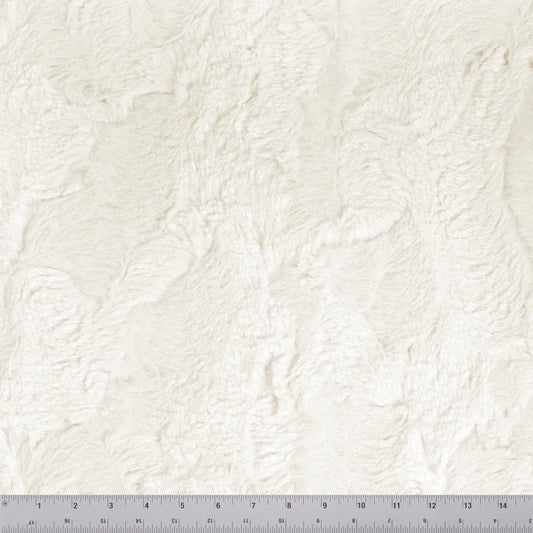 Minky -Lux Snuggle Sparkle in STONE/GOLD from EZ Fabric