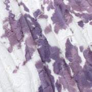 Minky -Lux Snuggle Spotted Appaloosa ELDERBERRY From EZ Fabric