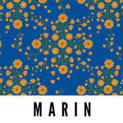 Marin 58" Wide Laminated Cotton Fabric from Splash Fabrics by the Half Yard