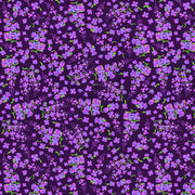 Minky -Fireweed Tossed PURPLE from EZ Fabrics - 60" Wide