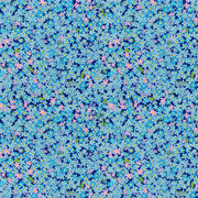 Minky -Forget me Nots in Blue from EZ Fabrics - 60" Wide