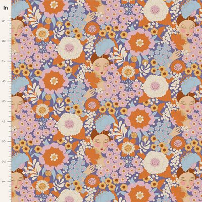 Tilda Fabric - Wallflower- Thristle From the Wallflower Collection