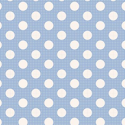 Tilda Fabrics - Medium Dots Blue