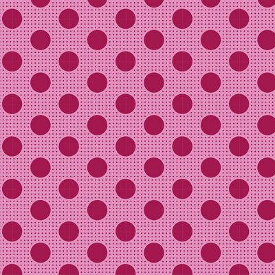 Tilda Fabrics - Medium Dots Maroon