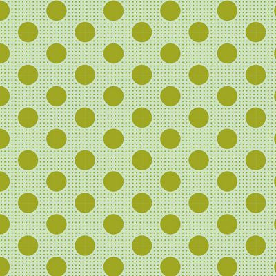Tilda Fabrics - Medium Dots Green