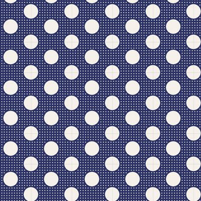 Tilda Fabrics - Medium Dots Night Blue