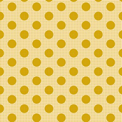 Tilda Fabrics - Medium Dots Flaxen Yellow