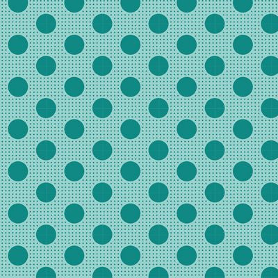 Tilda Fabrics - Medium Dots Dark Teal