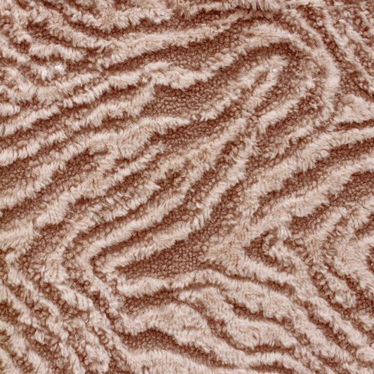 Minky -DISCONTINUED-Lux Snuggle Tiger Boucle FAWN From EZ Fabric