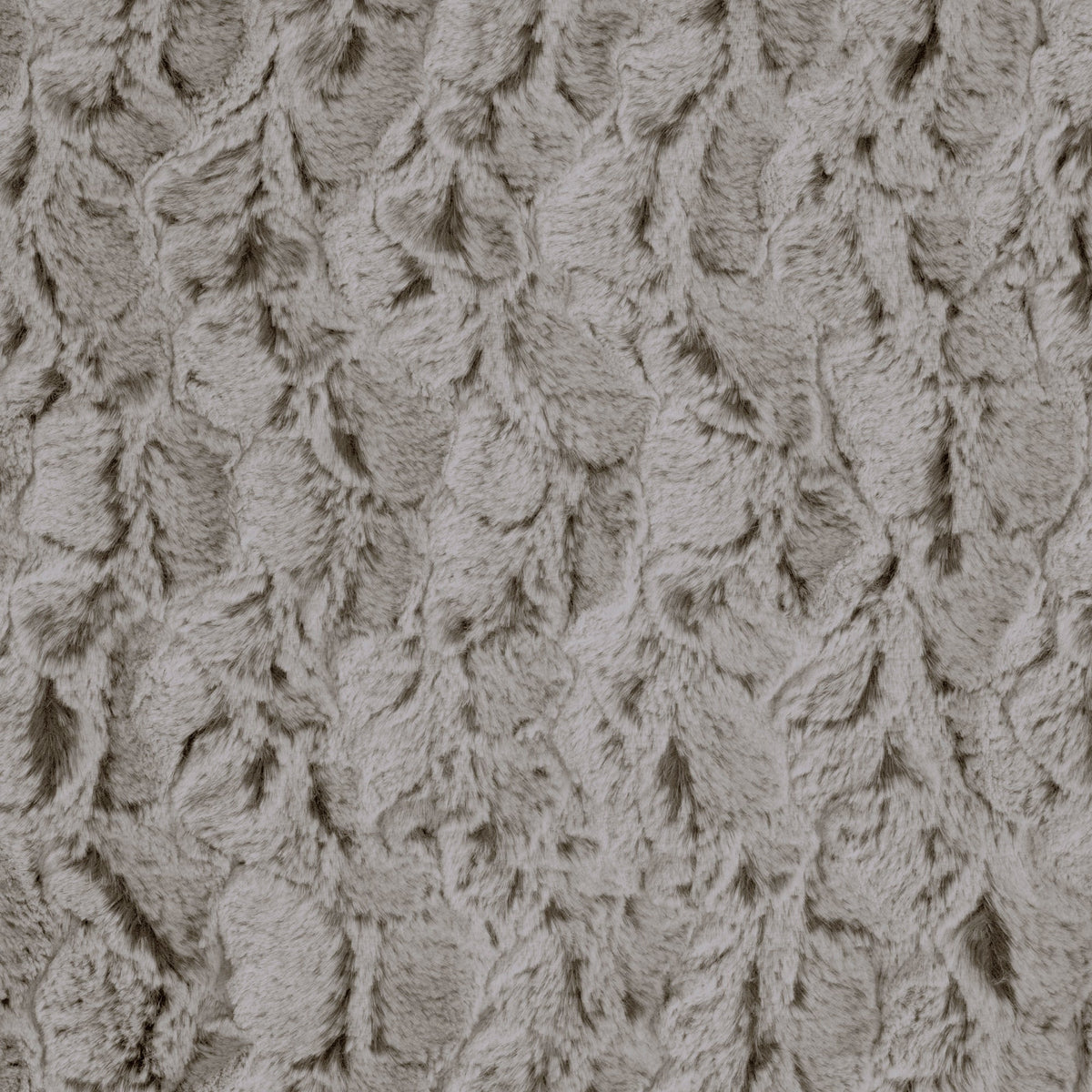 Minky -Lux Snuggle FROSTED Bella SILVER/CHARCOAL From EZ Fabric