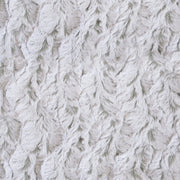 Minky -Lux Snuggle FROSTED Bella WHITE/SILVER From EZ Fabric