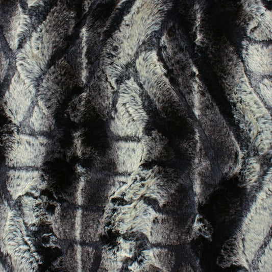 Minky -Lux Snuggle Wolverine BLACK From EZ Fabric