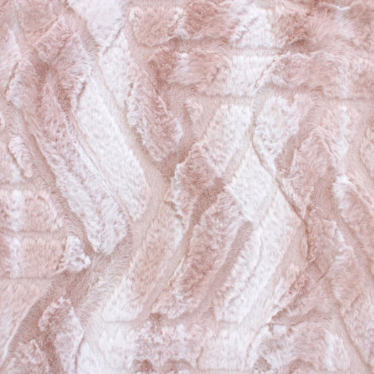 Minky -Lux Snuggle Wolverine DARK ROSEWATER From EZ Fabric