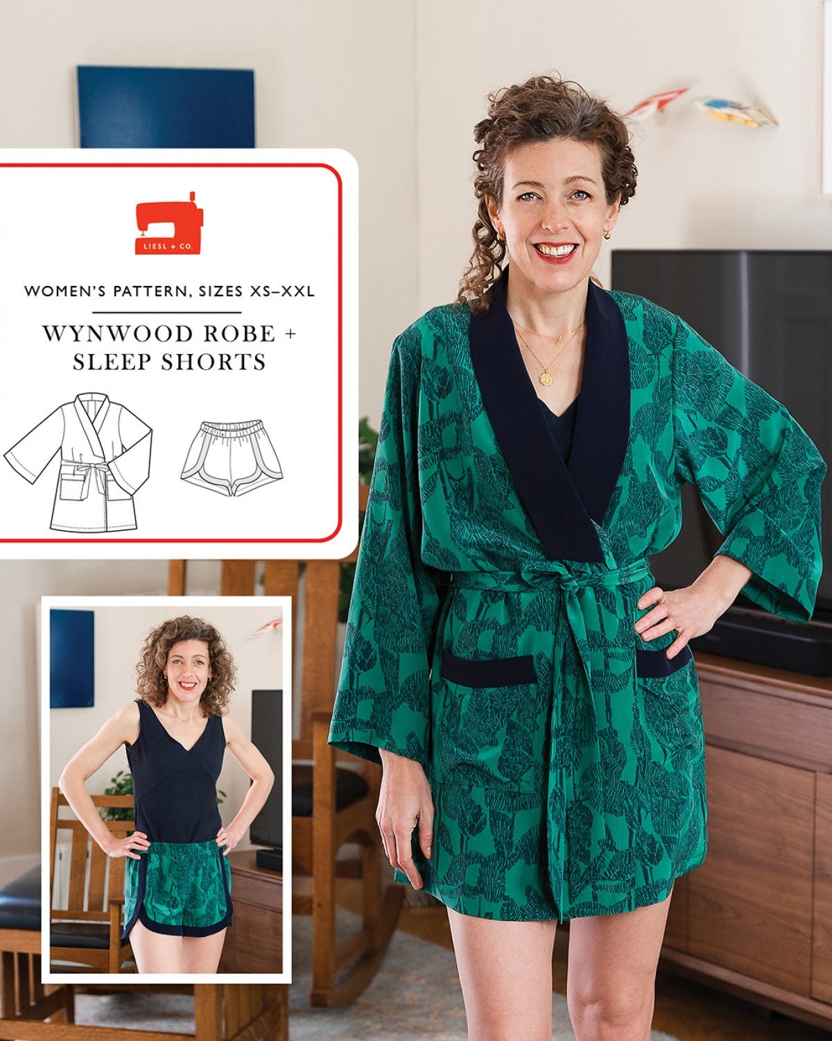 Paper Pattern - Wynwood Robe + Sleep Shorts Pattern