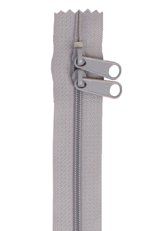 Pewter 30 Inch Handbag Zipper with Double Slide from ByAnnie