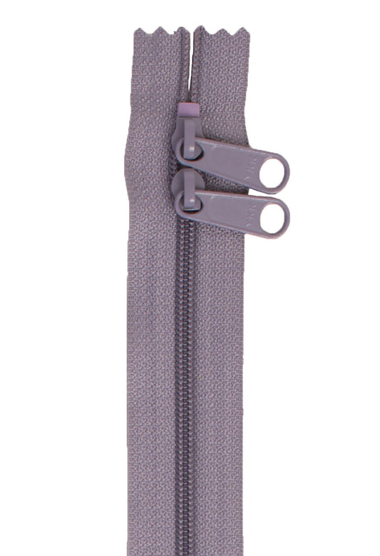 Gunmetal 30 Inch Handbag Zipper with Double Slide from ByAnnie