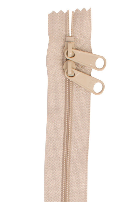 Natural 30 Inch Handbag Zipper with Double Slide from ByAnnie