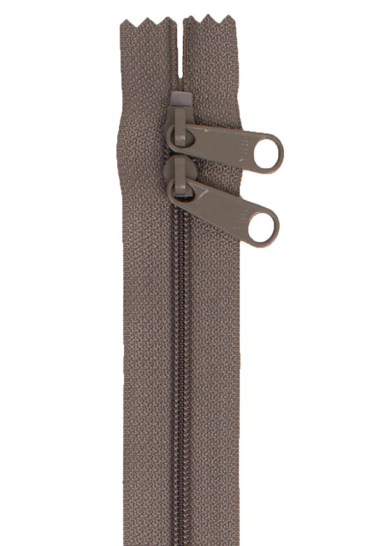 Taupe 30 Inch Handbag Zipper with Double Slide from ByAnnie