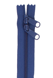 Union Blue 30 Inch Handbag Zipper with Double Slide from ByAnnie