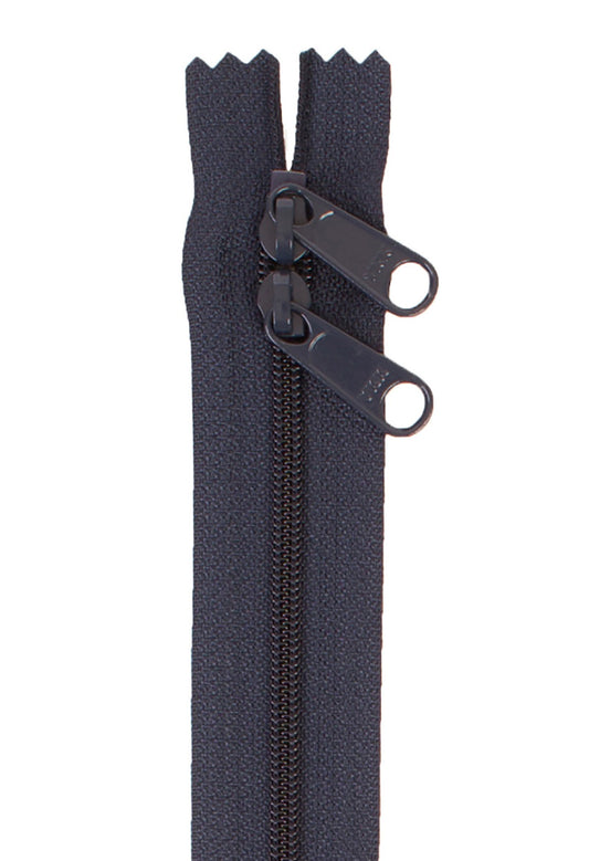 Navy 30 Inch Handbag Zipper with Double Slide from ByAnnie