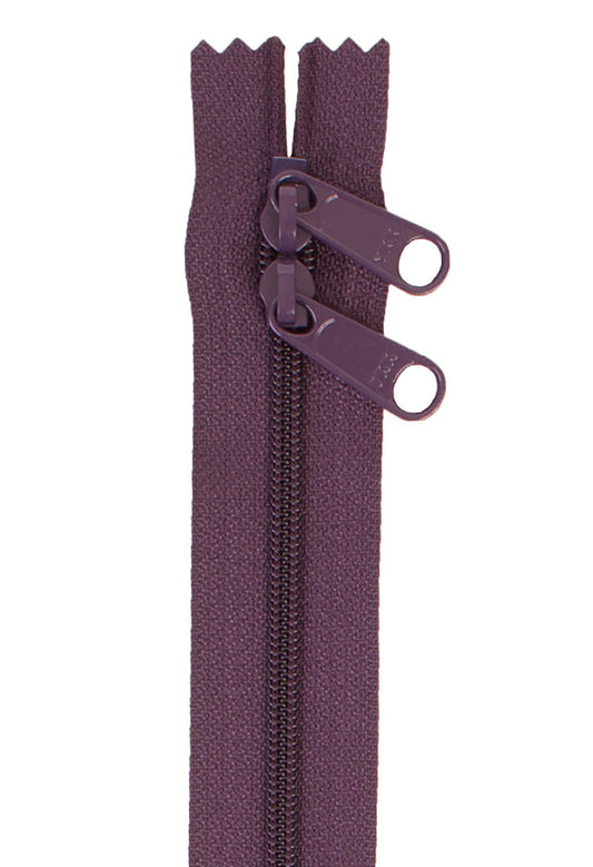 Eggplant 30 Inch Handbag Zipper with Double Slide from ByAnnie