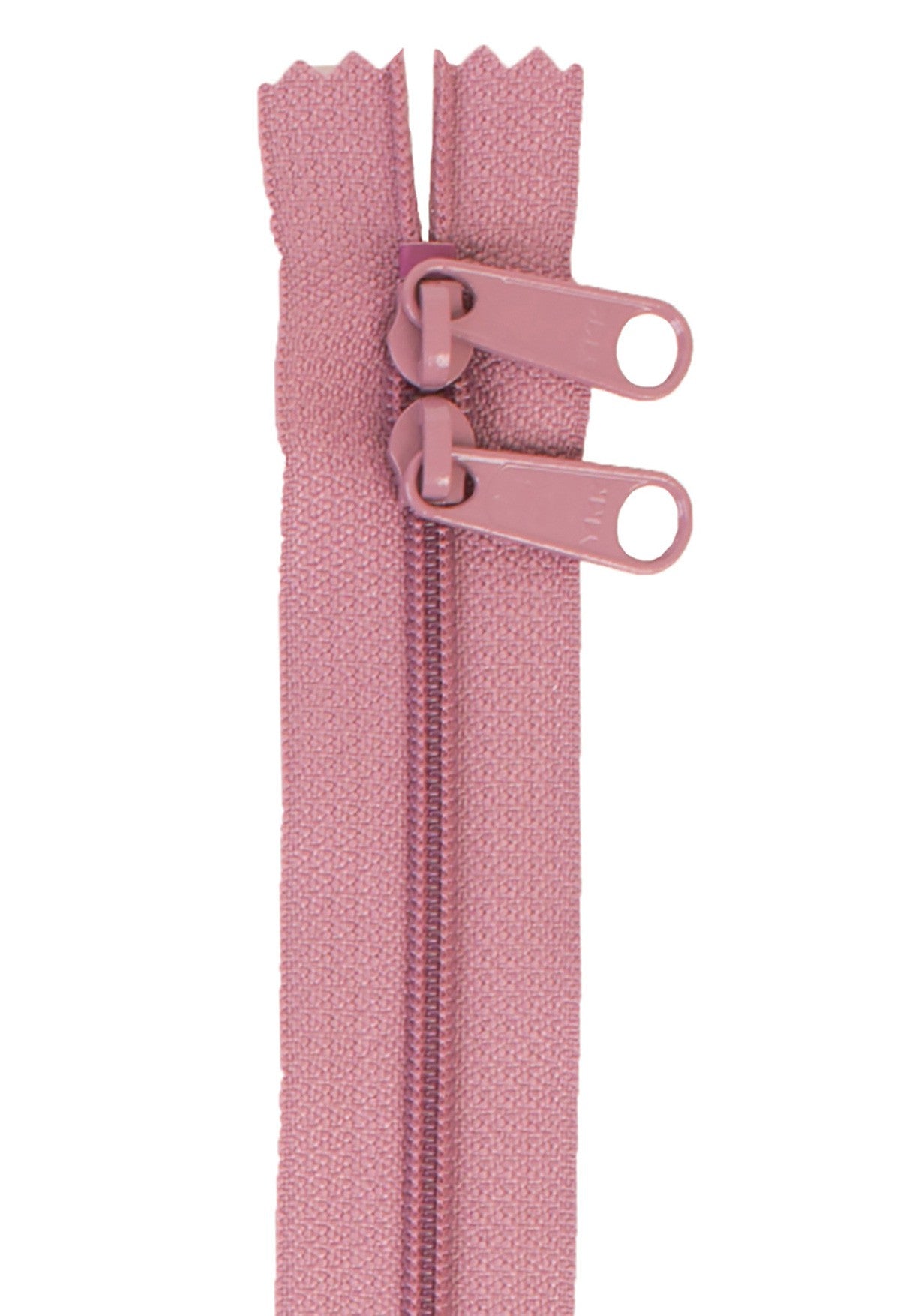 Dusty Rose 30 Inch Handbag Zipper with Double Slide from ByAnnie