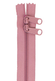 Dusty Rose 30 Inch Handbag Zipper with Double Slide from ByAnnie
