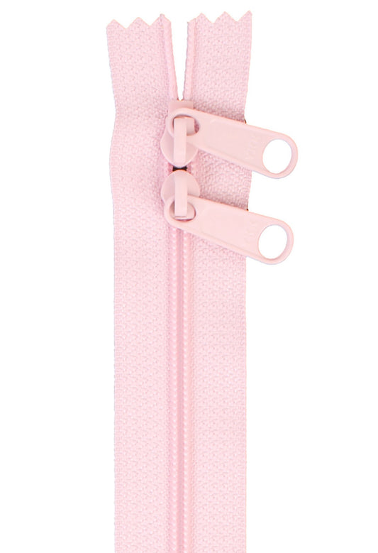 Pale Pink 30 Inch Handbag Zipper with Double Slide from ByAnnie
