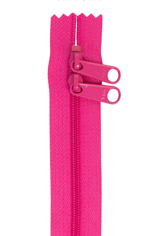 Raspberry 30 Inch Handbag Zipper with Double Slide from ByAnnie