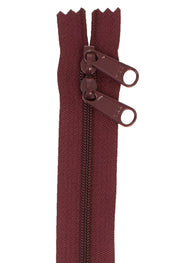 Cranberry 30 Inch Handbag Zipper with Double Slide from ByAnnie