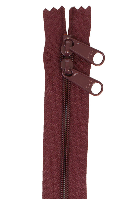 Cranberry 30 Inch Handbag Zipper with Double Slide from ByAnnie