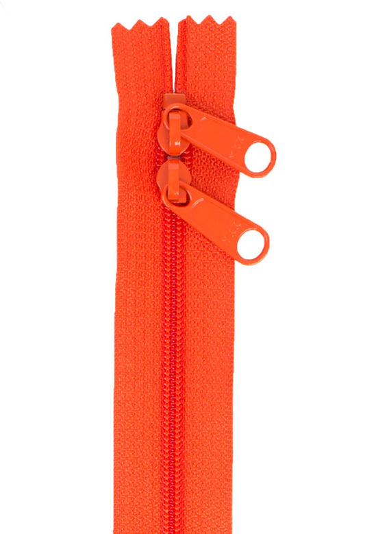 Tangerine 30 Inch Handbag Zipper with Double Slide from ByAnnie